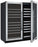 Allavino - 47" 256-Bottle Dual-Zone Side by Side Wine Cooler (BF 2X-VSWR128-1S20) - FlexCount II Tru-Vino