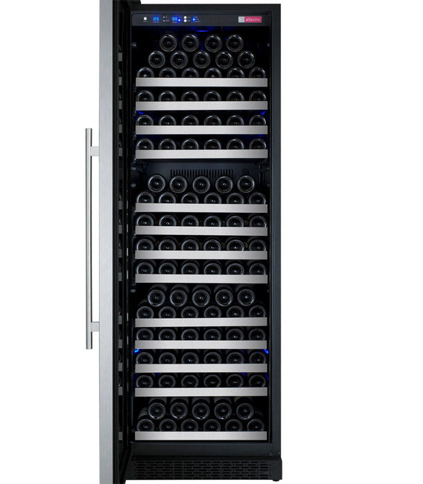 Allavino 24"  177-Bottle Single-Zone FlexCount II Tru-Vino Stainless Steel Wine Cooler (AO VSWR177)