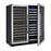 Allavino - 47"  242-Bottle Four-Zone FlexCount II Tru-Vino Side by Side Stainless Steel Wine Cooler (BF 2X-VSWR121-2S20)