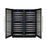 Allavino - 47"  242-Bottle Four-Zone FlexCount II Tru-Vino Side by Side Stainless Steel Wine Cooler (BF 2X-VSWR121-2S20)