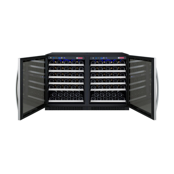 Allavino - 47" 112-Bottle Dual-Zone Wine Cooler (BF 2X-VSWR56) FlexCount II Side by Side