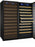 Allavino - 63"  554-Bottle Dual-Zone Vite II Tru-Vino Side by Side Wine Cooler, Black/Stainless Steel Door (BF 2X-YHWR305)