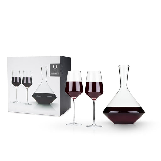 3-Piece Angled Crystal Bordeaux Set by Viski® (5208)