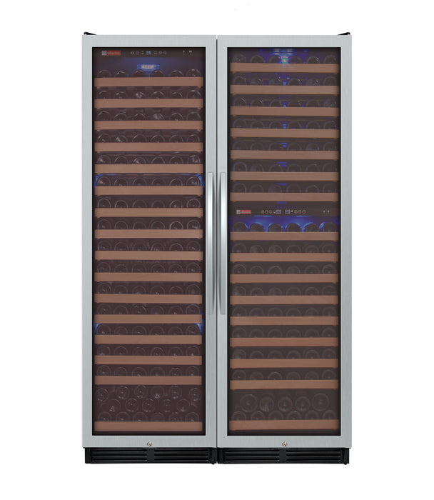 Allavino - 48"  346-Bottle Three-Zone FlexCount Classic II Tru-Vino Side by Side Wine Cooler (BF 3Z-YHWR7274-S20)