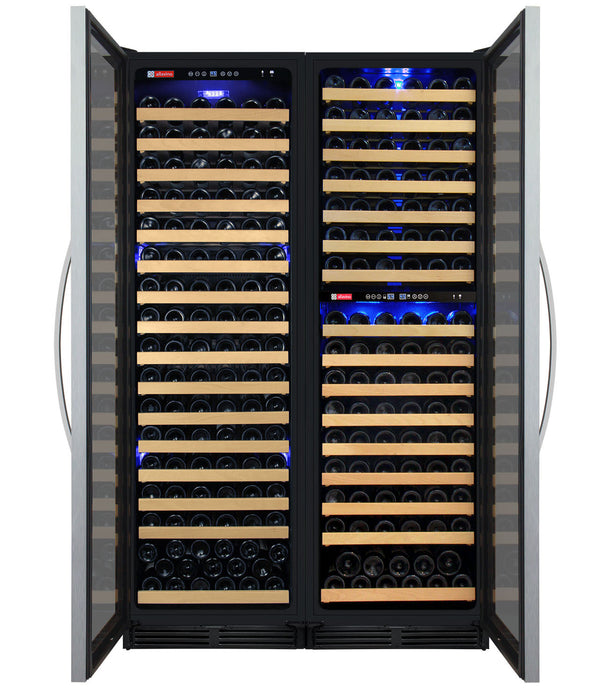 Allavino - 48"  346-Bottle Three-Zone FlexCount Classic II Tru-Vino Side by Side Wine Cooler (BF 3Z-YHWR7274-S20)