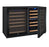 Allavino - 47"  112-Bottle Three-Zone FlexCount II Tru-Vino Side by Side Black Wine Cooler (BF 3Z-VSWR5656-B20)