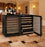 Allavino - 47"  112-Bottle Three-Zone FlexCount II Tru-Vino Side by Side Black Wine Cooler (BF 3Z-VSWR5656-B20)