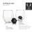 4-Piece Faceted Tumbler & Hexagonal Basalt Stone Set by Viski (9047)