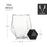 4-Piece Faceted Tumbler & Hexagonal Basalt Stone Set by Viski (9047)