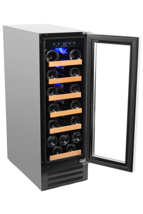 Smith & Hanks - 12" 19-Bottle Single-Zone Built-in/Freestanding Wine Cooler (RE100005)