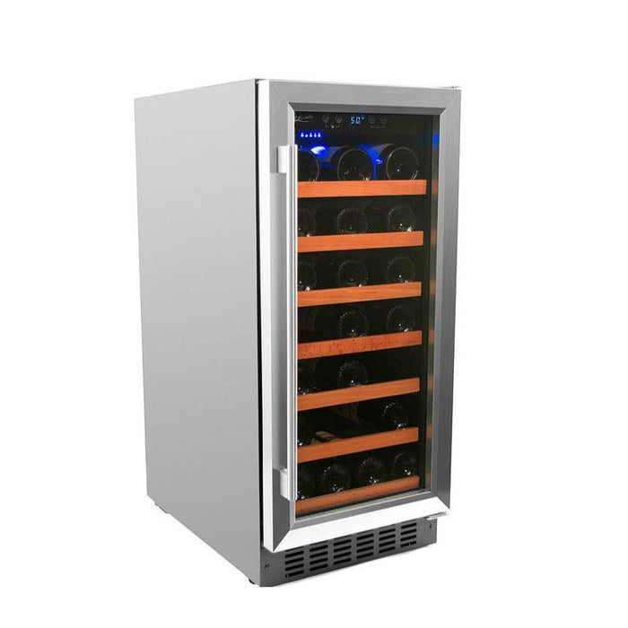 Smith & Hanks - 15" 34-Bottle Single-Zone Built-in/Freestanding Wine Cooler (RE100007)