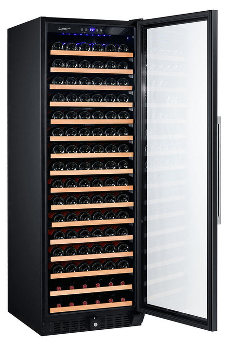 Smith & Hanks - 24" 166-Bottle Single-Zone Built-in/Freestanding Glass Door Wine Cooler (RE100014)