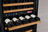 Allavino - 47"  112-Bottle Three-Zone FlexCount II Tru-Vino Side by Side Black Wine Cooler (BF 3Z-VSWR5656-B20)