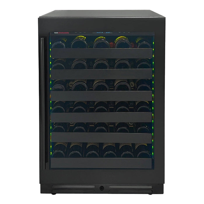 Allavino - 24" 50 Bottle Reserva Series Single Zone Black Stainless Steel Wine Cooler (BDW5034S-1BSR)