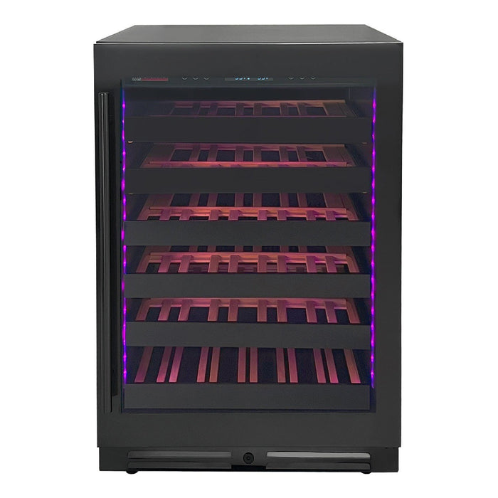 Allavino - 24" 50 Bottle Reserva Series Single Zone Black Stainless Steel Wine Cooler (BDW5034S-1BSR)