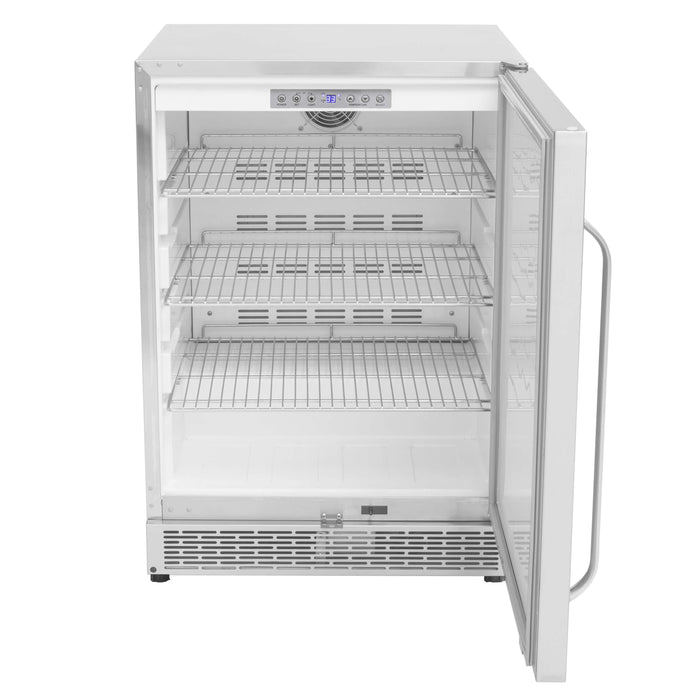 Whynter - 24" Energy Star Stainless Steel Built-in Outdoor Beverage Center (BOR-53024-SSW)