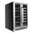 Whynter - 24" 20-Bottle/60 Can Dual-Zone French Door Wine & Beverage Center (BWB-2060FDS)