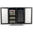 Whynter - 30" 33-Bottle/88 Can Dual-Zone Built-in French Door Wine & Beverage Center (BWB-3388FDS)