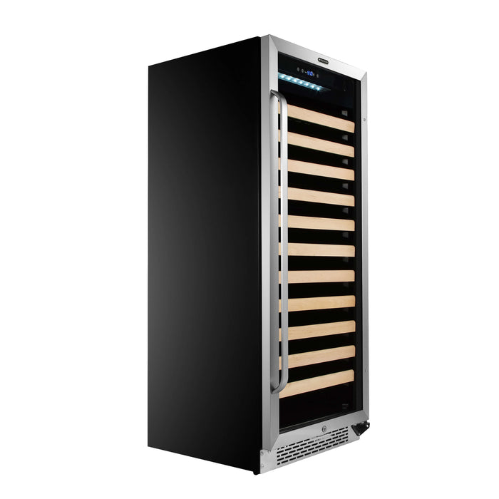 Whynter - 24" 100-Bottle Single-Zone Wine Cooler w/ Rack & LED Display (BWR-1002SD)