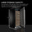 Whynter - 24" 100-Bottle Single-Zone Wine Cooler w/ Rack & LED Display (BWR-1002SD)