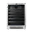 Whynter - 24" 46-Bottle Single-Zone Built-in Undercounter Stainless Steel Wine Cooler (BWR-408SB)