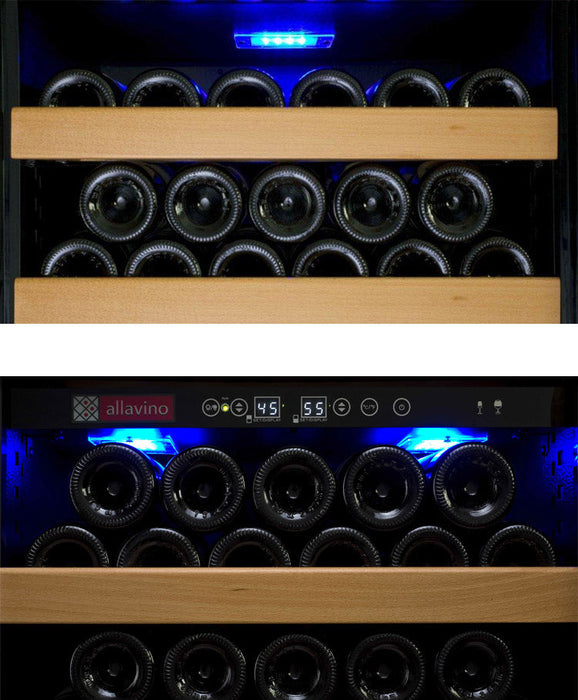 Allavino - 24"  99-Bottle Dual-Zone Wine Cooler (AO YHWR99)