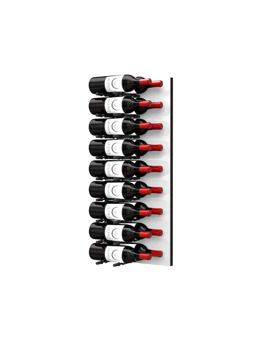 Ultra Wine Racks Fusion HZ Label-Out Wine Wall White Acrylic (3 Foot) w/ LED Option