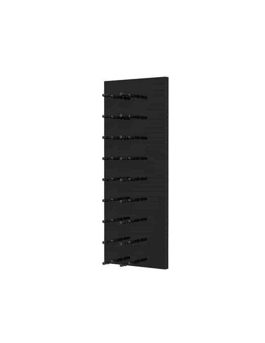 Ultra Wine Racks Fusion HZ Label-Out Wine Wall Black Acrylic (3 Foot) w/ LED Option