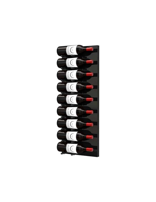 Ultra Wine Racks Fusion HZ Label-Out Wine Wall Black Acrylic (3 Foot)