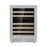 KingsBottle - 24" 46 Bottle UnderCounter/Freestanding Low-E Glass Door Dual Zone Wine Cooler (KBU145DX)