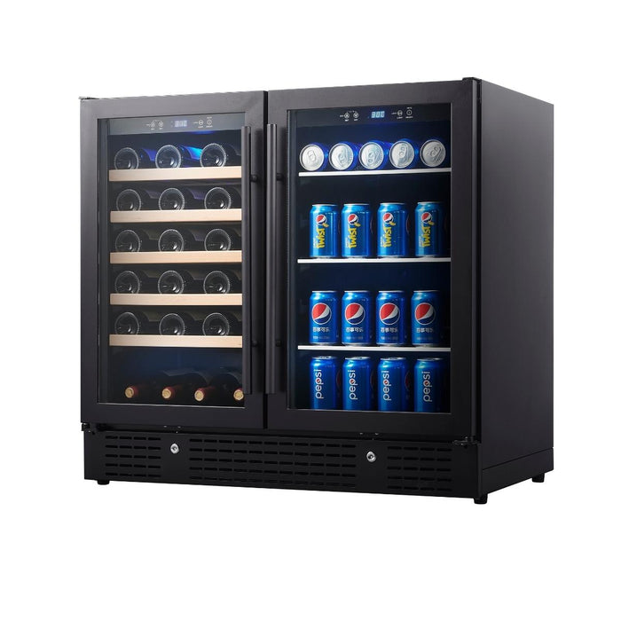 KingsBottle - 36" Built-in/Freestanding Wine & Beverage Center (KBU190BW)