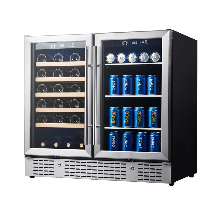 KingsBottle - 36" Built-in/Freestanding Wine & Beverage Center (KBU190BW)