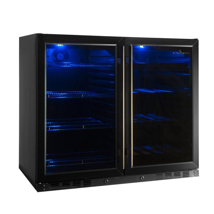 KingsBottle - 39" Dual-Zone Built-in/Freestanding Wine & Beverage Center (KBU28LRX)