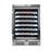 Whynter - 24" 54-Bottle Single-Zone Built-in/Freestanding Stainless Steel Wine Cooler w/ Elite Spectrum Lightshow (BWR-545XS)