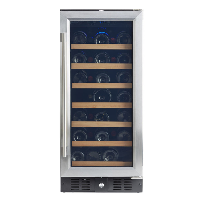 Smith & Hanks - 15" 34-Bottle Single-Zone Built-in/Freestanding Wine Cooler (RE100007)