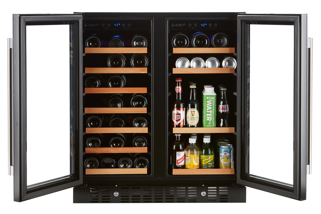 Smith & Hanks - 32" Dual-Zone Built-in/Freestanding Wine & Beverage Center (RE100018)