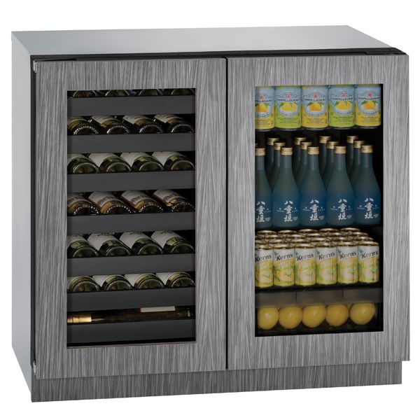 U-Line - 36" 3000 Series Beverage Center w/ French Door (3036BVWC)