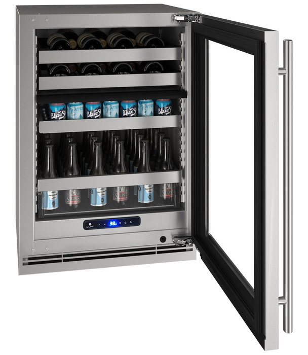 U-Line - 24" 5 Class Dual-Zone Beverage Center (UHBD524)