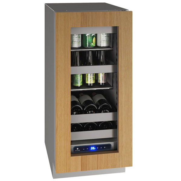 U-Line - 15" Built-in/Freestanding 5 Class Slide & Secure™ Beverage Center (UHBV515)