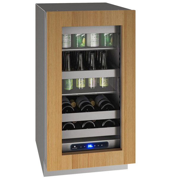 U-Line - 18" Built-in/Freestanding 5 Class Slide & Secure™ Beverage Center (UHBV518)