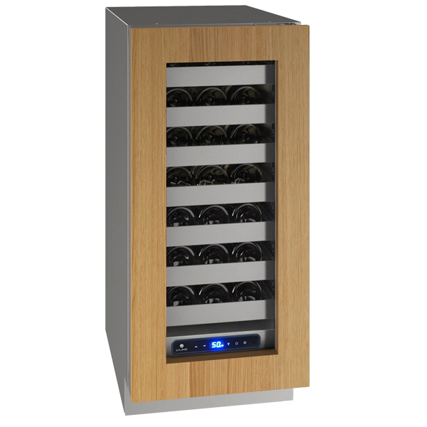 U-Line - 15" 28-Bottle Built-in/Freestanding 5 Class Slide & Secure™ Wine Cooler (UHWC515)