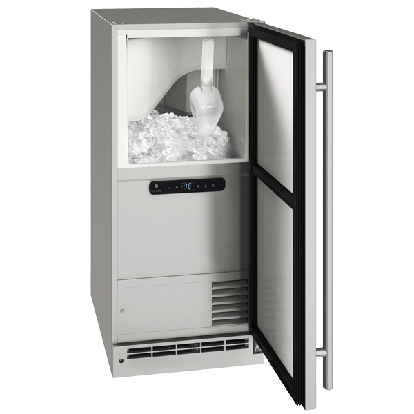 U-Line - 15" Stainless Steel Outdoor Clear Ice Maker (UOCP115)