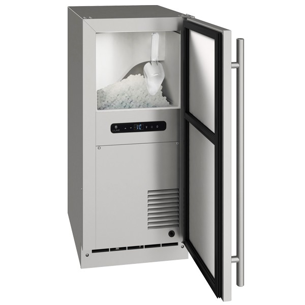 U-Line - 15" Stainless Steel Outdoor Nugget Ice Maker (ONB115 / ONP115)