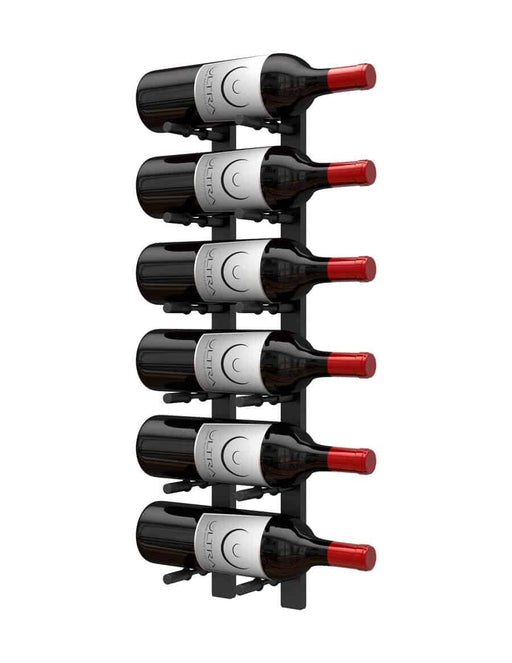 Ultra Wine Racks HZ Wall Rails – 2FT Metal Wine Rack (6 To 18 Bottles)