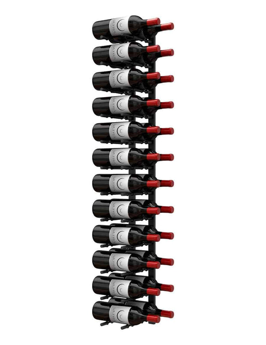 Ultra Wine Racks HZ Wall Rails – 4FT Metal Wine Rack (12 To 36 Bottles)