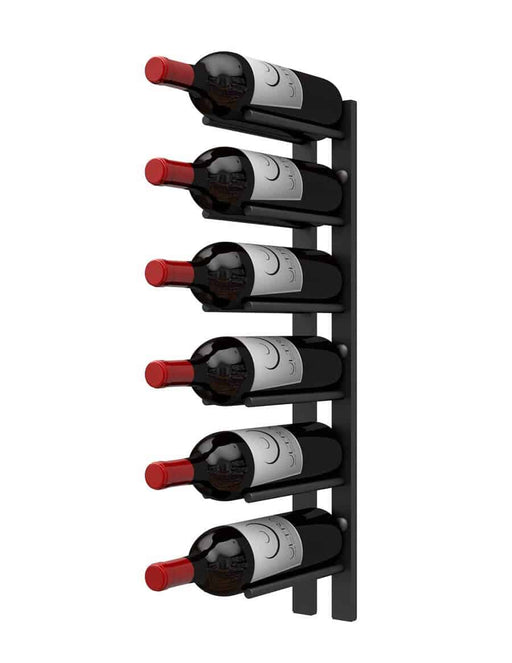 Ultra Wine Racks Straight Wall Rails – 2FT Metal Wine Rack (6 Bottles)