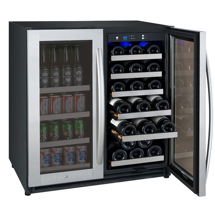 Allavino - 30"  30-Bottle/88 Can Dual-Zone Wine & Beverage Center (AO VSWB30-2SF20)