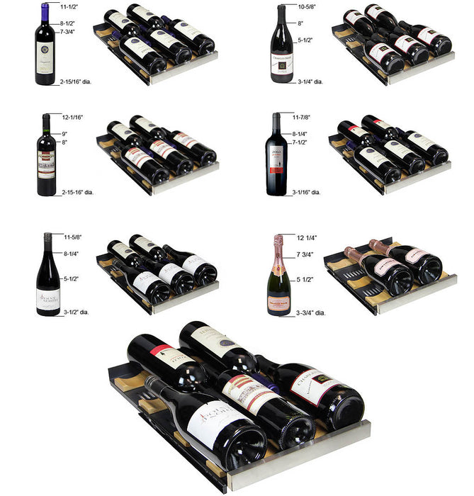 Allavino - 30" 30-Bottle/88 Can Dual-Zone Side by Side Wine & Beverage Center (BF 3Z-VSWB15-3S20)