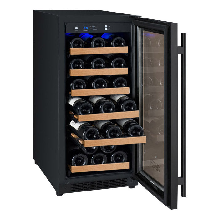 Allavino - 15"  30-Bottle Single-Zone FlexCount II Tru-Vino Black Wine Cooler (AO VSWR30-1BR20)