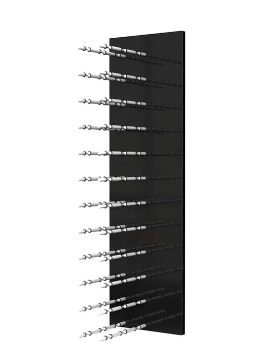 Ultra Wine Racks Fusion HZ Label-Out Wine Wall Black Acrylic (4 Foot)